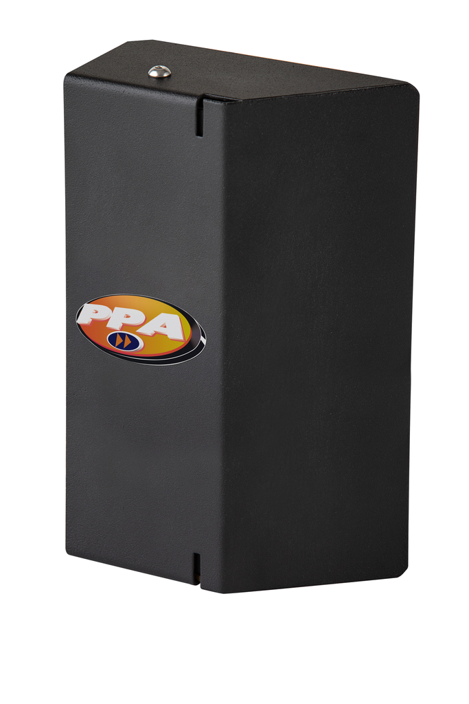 CERRADURA ELECTROIMAN P100 12V NEGRO (CON SENSOR Y KIT UNIVERSAL)